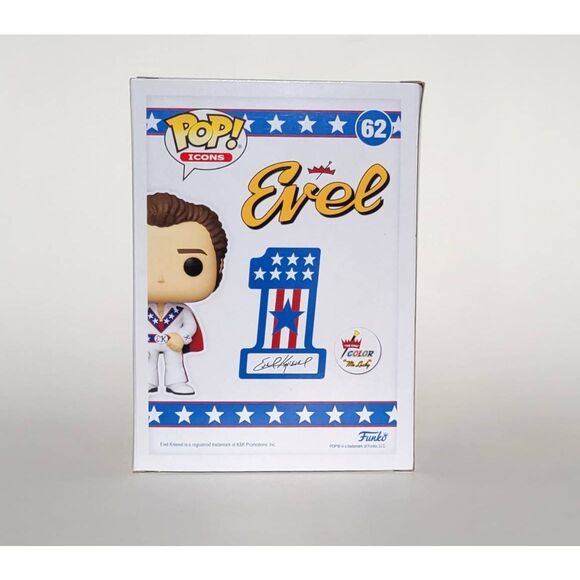Funko Pop! Icons: Evel Knievel with Cape #62 - Picture 3 of 6